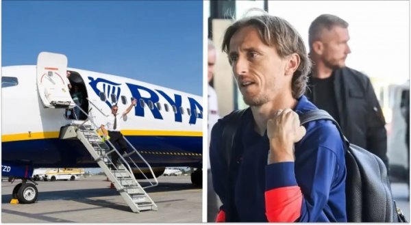 省米魔笛💰️莫德里奇乘坐廉航前往国家队报道，机票仅20欧元